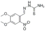 AMINO((1-AZA-2-(4,5-DIMETHOXY-2-NITROPHENYL)VINYL)AMINO)METHANE-1-THIONE Struktur