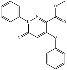 METHYL 6-OXO-4-PHENOXY-1-PHENYL-1,6-DIHYDRO-3-PYRIDAZINECARBOXYLATE price.