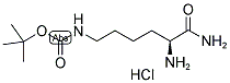 H-LYS(BOC)-NH2 HCL Struktur