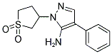 3-(5-AMINO-4-PHENYL-1H-PYRAZOL-1-YL)TETRAHYDRO-1H-1LAMBDA6-THIOPHENE-1,1-DIONE Struktur