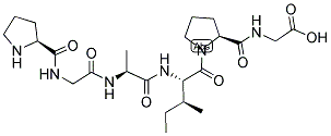 H-PRO-GLY-ALA-ILE-PRO-GLY-OH Struktur