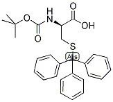 BOC-D-CYS(TRT)-OH Struktur