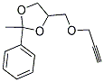 2-METHYL-2-PHENYL-4-[(PROP-2-YNYLOXY)METHYL]-1,3-DIOXOLANE Struktur