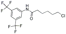 N1-[3,5-DI(TRIFLUOROMETHYL)PHENYL]-6-CHLOROHEXANAMIDE Struktur