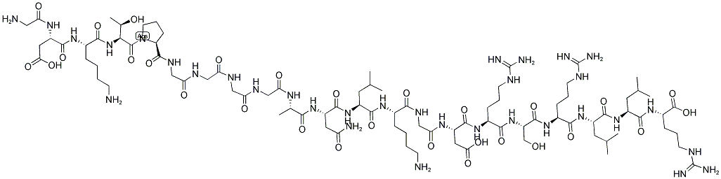 PREPRO-C-TYPE NATRIURETIC PEPTIDE (30-50), PORCINE, RAT Struktur