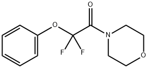 2,2-DIFLUORO-1-MORPHOLINO-2-PHENOXY-1-ETHANONE Struktur