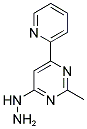 4-HYDRAZINO-2-METHYL-6-PYRIDIN-2-YLPYRIMIDINE Struktur