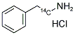 2-PHENYL[1-14C]ETHYLAMINE HYDROCHLORIDE Struktur