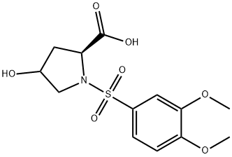 1-[(3,4-DIMETHOXYPHENYL)SULFONYL]-4-HYDROXY-2-PYRROLIDINECARBOXYLIC ACID price.