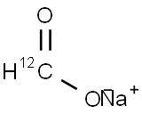 FORMIC ACID-12C SODIUM SALT Struktur