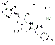 PUROMYCIN DIHYDROCHLORIDE HYDRATE Struktur