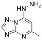 7-HYDRAZINO-5-METHYL[1,2,4]TRIAZOLO[1,5-A]PYRIMIDINE Struktur