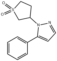 3-(5-PHENYL-1H-PYRAZOL-1-YL)TETRAHYDRO-1H-1LAMBDA6-THIOPHENE-1,1-DIONE Struktur