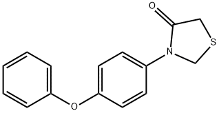 3-(4-PHENOXYPHENYL)-1,3-THIAZOLAN-4-ONE Struktur