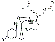 4-PREGNEN-11-BETA, 21-DIOL-3,18,20-TRIONE 18,21-DIACETATE Struktur