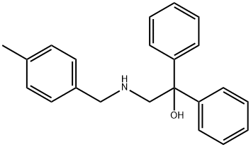 2-[(4-METHYLBENZYL)AMINO]-1,1-DIPHENYL-1-ETHANOL Struktur