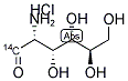 D-GLUCOSAMINE HYDROCHLORIDE, [1-14C]- Struktur