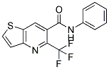 N-PHENYL-5-(TRIFLUOROMETHYL)THIENO[3,2-B]PYRIDINE-6-CARBOXAMIDE Struktur