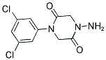 1-AMINO-4-(3,5-DICHLOROPHENYL)PIPERAZINE-2,5-DIONE Struktur