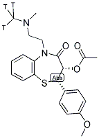 DILTIAZEM, CIS-(+)-[N-METHYL-3H]- Struktur