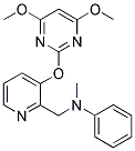 3-[(4,6-DIMETHOXYPYRIMIDIN-2-YL)OXY]-N-METHYL-N-PHENYL-2-PYRIDINEMETHANAMINE Struktur