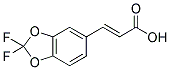 3-(2,2-DIFLUORO-1,3-BENZODIOXOL-5-YL)-(2E)-PROPENOIC ACID Struktur