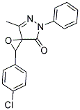 2-(4-CHLOROPHENYL)-7-METHYL-5-PHENYL-1-OXA-5,6-DIAZASPIRO[2.4]HEPT-6-EN-4-ONE Struktur