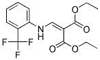 DIETHYL 2-([2-(TRIFLUOROMETHYL)ANILINO]METHYLENE)MALONATE Struktur