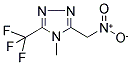 4-METHYL-3-(NITROMETHYL)-5-(TRIFLUOROMETHYL)-4H-1,2,4-TRIAZOLE Struktur