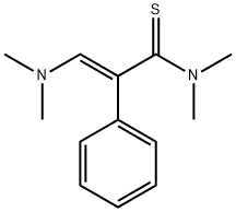 3-(DIMETHYLAMINO)-N,N-DIMETHYL-2-PHENYL-2-PROPENETHIOAMIDE Struktur