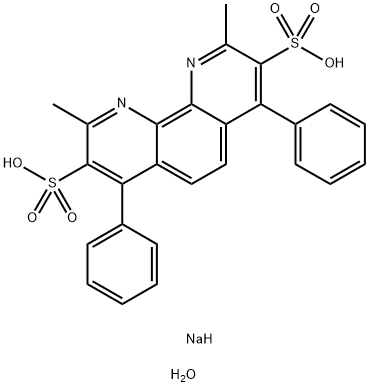 Bathocuproinedisulfonic acid disodiuM salt hydrate Structure