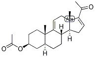 9(11), 16,(5-ALPHA)-PREGNADIEN-3-BETA-OL-20-ONE ACETATE Struktur