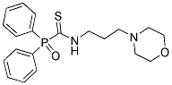 N-(3-MORPHOLINOPROPYL)OXO(DIPHENYL)PHOSPHORANECARBOTHIOAMIDE Struktur