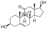 5-ANDROSTEN-3-BETA, 17-BETA-DIOL-11-ONE Struktur