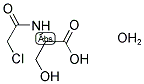 CHLOROAC-SER-OH H2O Struktur