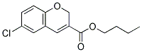 BUTYL 6-CHLORO-2H-CHROMENE-3-CARBOXYLATE Struktur