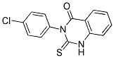 3-(4-CHLORO-PHENYL)-2-THIOXO-2,3-DIHYDRO-1H-QUINAZOLIN-4-ONE Struktur