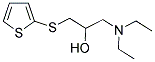 1-(DIETHYLAMINO)-3-(2-THIENYLTHIO)PROPAN-2-OL Struktur