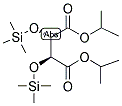 DIISOPROPYL O,O'-BIS(TRIMETHYLSILYL)-D-TARTRATE Struktur