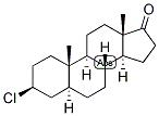 5-ALPHA-ANDROSTAN-3-BETA-CHLORO-17-ONE Struktur