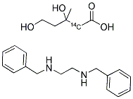 MEVALONIC ACID, RS [2-14C], (DIBENZYLETHYLENE DIAMINE) SALT Struktur