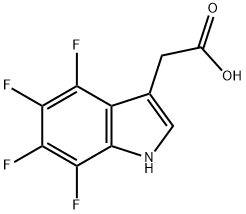 (4,5,6,7-TETRAFLUORO-1H-INDOL-3-YL)ACETIC ACID Struktur