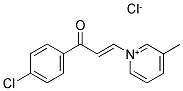 1-(4-CHLOROPHENYL)-3-(3-METHYLPYRIDINIUM-1-YL)PROP-2-EN-1-ONE CHLORIDE Struktur