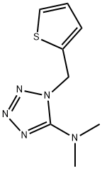 N,N-DIMETHYL-1-(2-THIENYLMETHYL)-1H-1,2,3,4-TETRAAZOL-5-AMINE Struktur