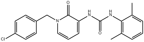 N-[1-(4-CHLOROBENZYL)-2-OXO-1,2-DIHYDRO-3-PYRIDINYL]-N'-(2,6-DIMETHYLPHENYL)UREA Struktur