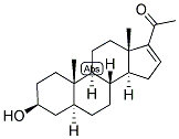 1-((3S,5S,8R,9S,10S,13S,14S)-3-HYDROXY-10,13-DIMETHYL-2,3,4,5,6,7,8,9,10,11,12,13,14,15-TETRADECAHYDRO-1H-CYCLOPENTA[A]PHENANTHREN-17-YL)-ETHANONE Struktur