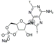 ADENOSINE 3',5'-CYCLIC-PHOSPHATE, [2,8-3H] MONOSODIUM SALT Struktur