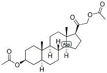 5-ALPHA-PREGNAN-3-BETA, 21-DIOL-20-ONE DIACETATE Struktur