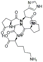 GLP-HIS-PRO-GLY-LYS Struktur