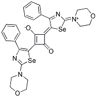 1,3-BIS(2-MORPHOLINO-4-PHENYL-1,3-SELENAZOLE-5-YL)-2-OXO-CYCLOBUTENYLIUM-4-OLAT Struktur